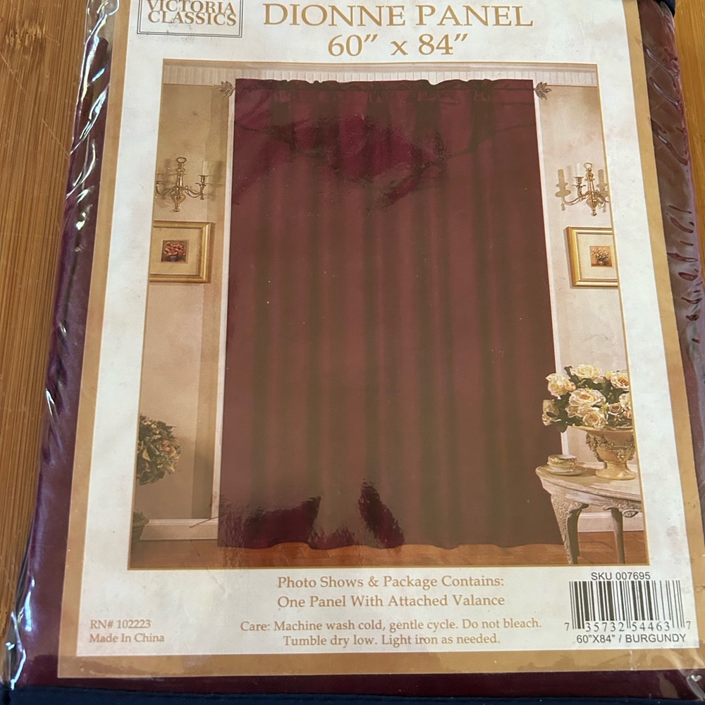 Burgundy Ornate Victoria Classic Curtains